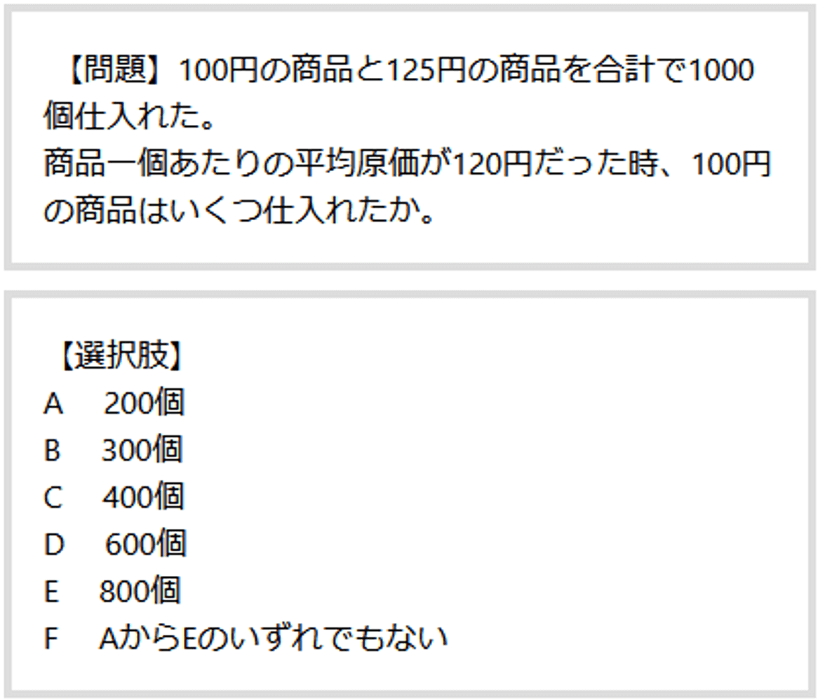 特殊算の例題