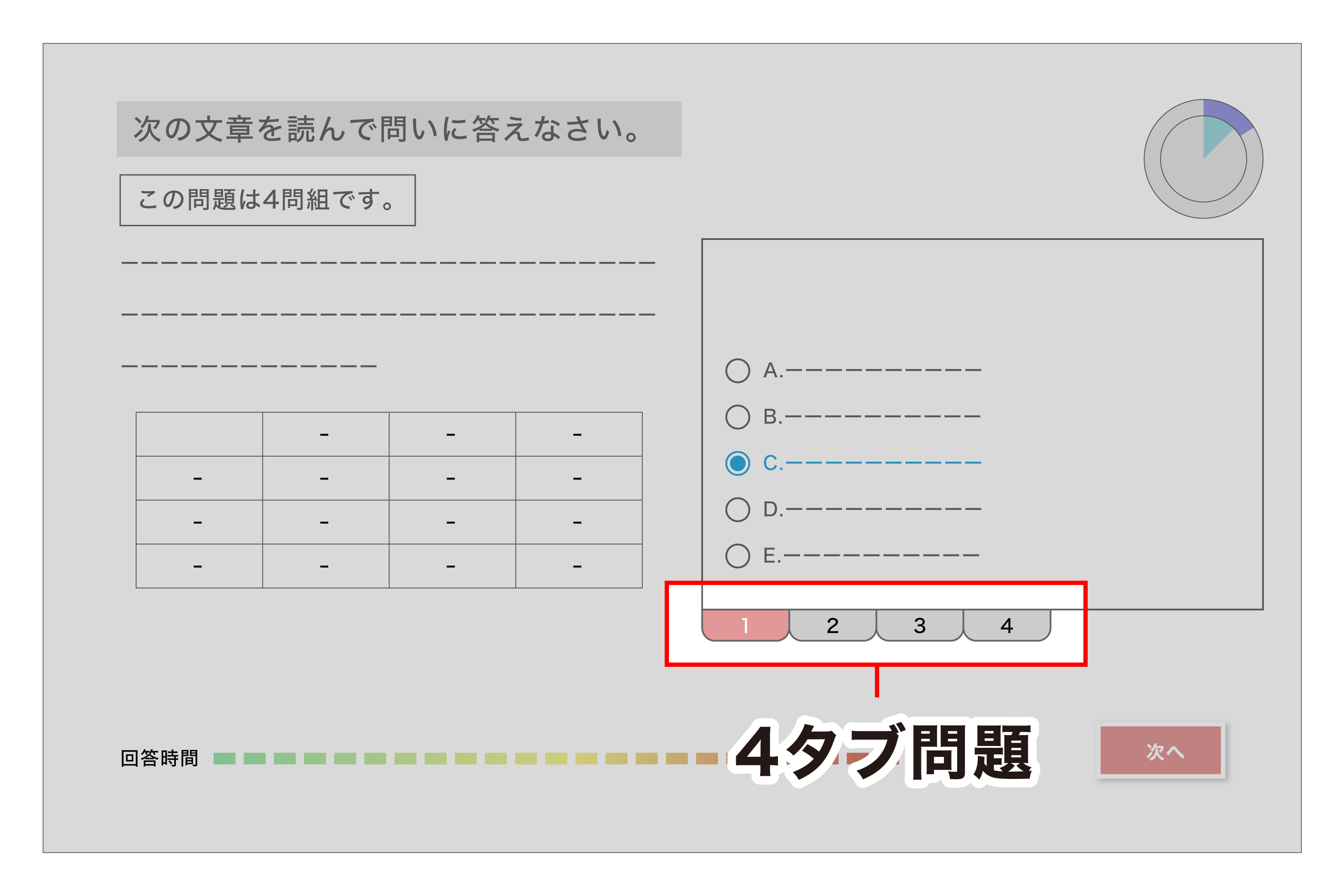 複数タブが表示された画面